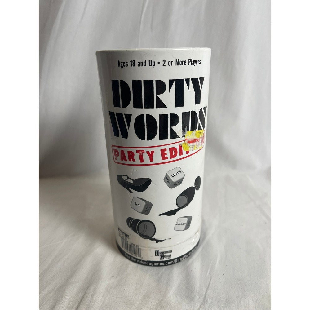 University Games Dirty Words Party Edition Adult Dice Game 01408 18+ 2+ Players